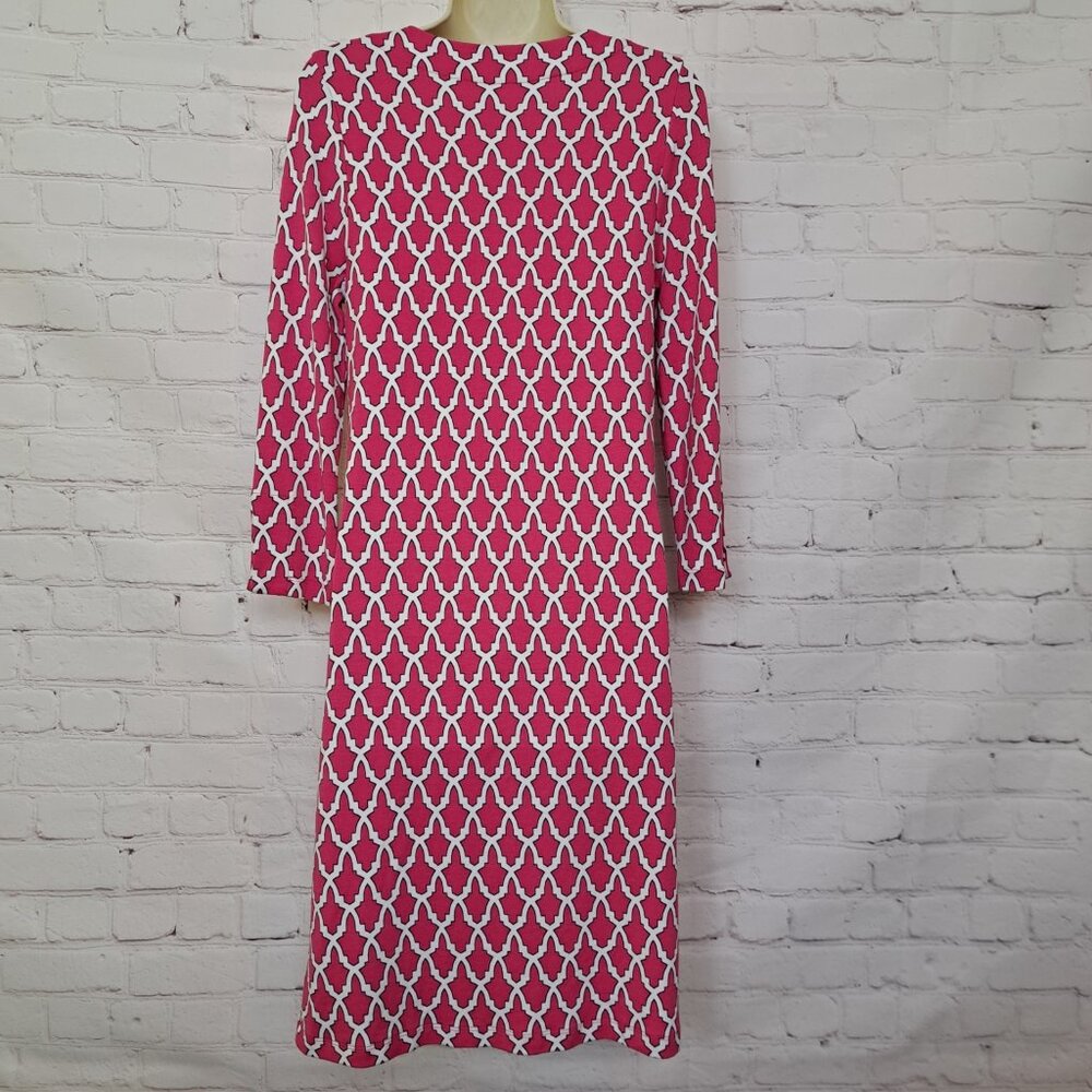 Crown & Ivy Comfy Geometric Beachy Casual Dress Size Small - Picture 3 of 10